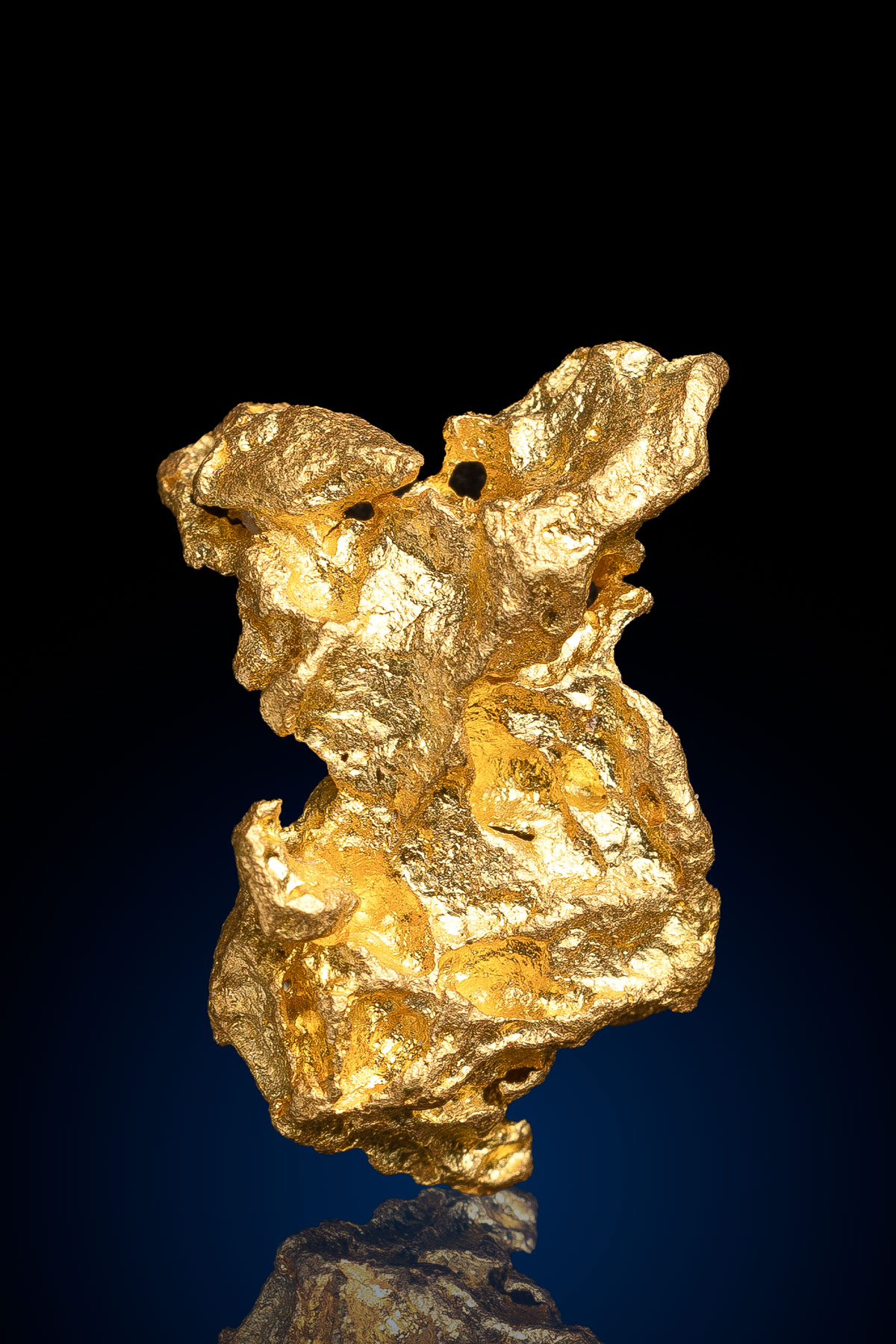 Interesting Nuanced Australian Natural Gold Nugget - 7.54 grams